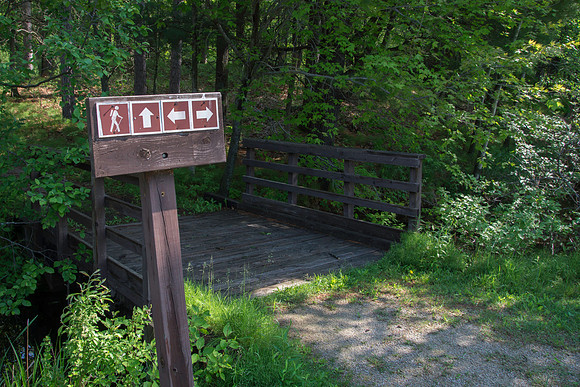 Hiking Trail Sign
