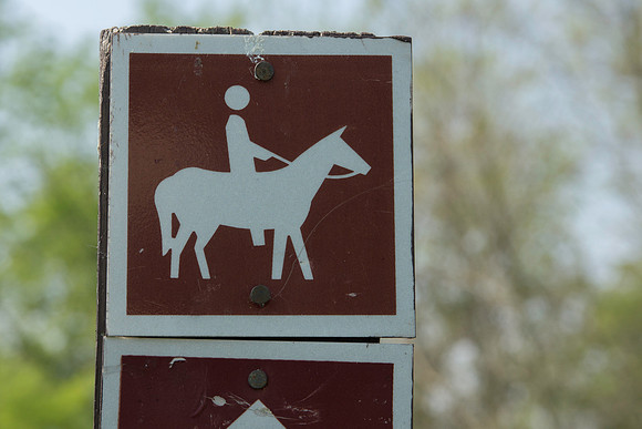 Horse Trail Sign