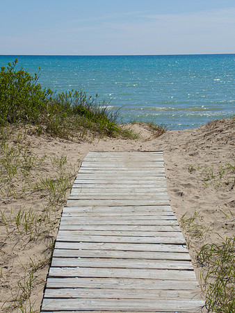 Sand Beach Boadwalk
