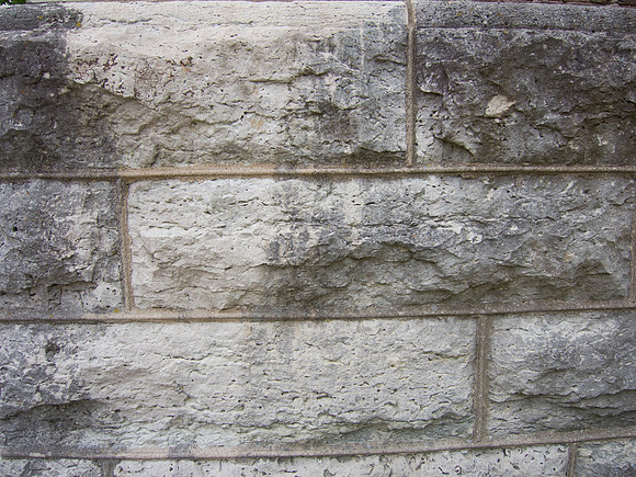 Limestone Block Wall