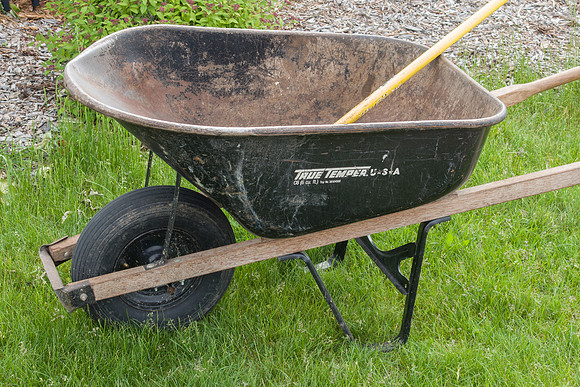 Wheelbarrow Garden Work