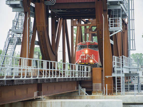 Railroad Train Drawbridge