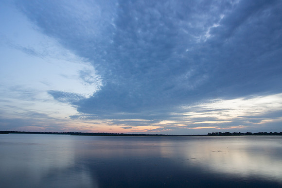 Lake Butte des Morts at Dusk