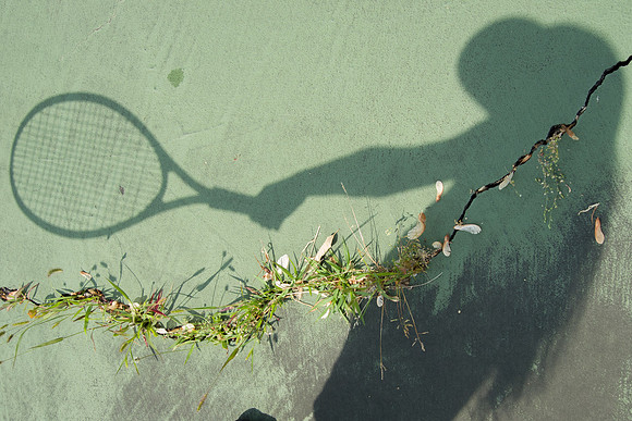 Tennis Player Shadow