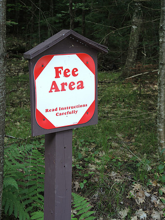Fee Area Sign Toll