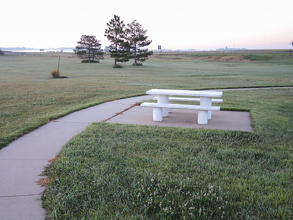 Concrete Picnic Table