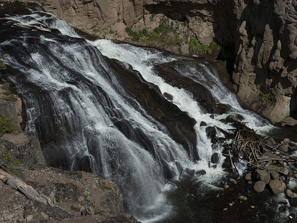 Gibbon Falls Waterfall