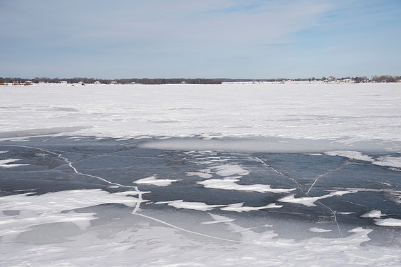 Dark Cracked Ice