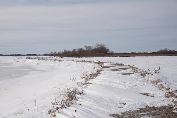 Frozen Gravel Path