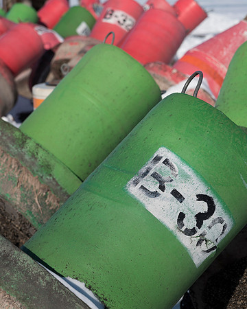 Buoys in Winter