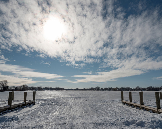 Frozen Boat Launch