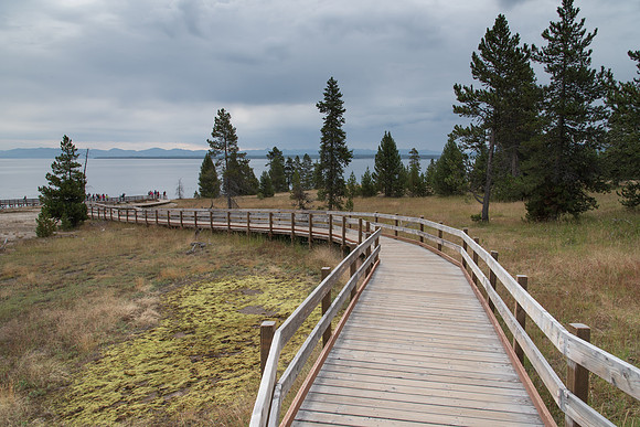 West Thumb Geyser Basin Boardwalk