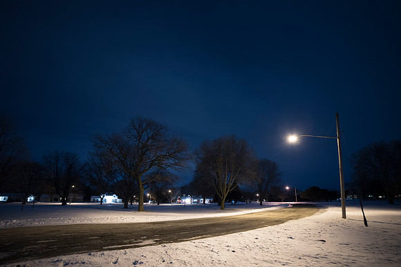 Winter Streetlight