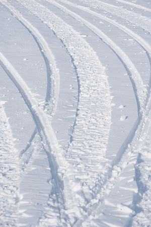 Snowmobile Track Trail