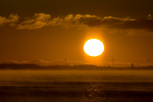 Wind Turbine Sunrise
